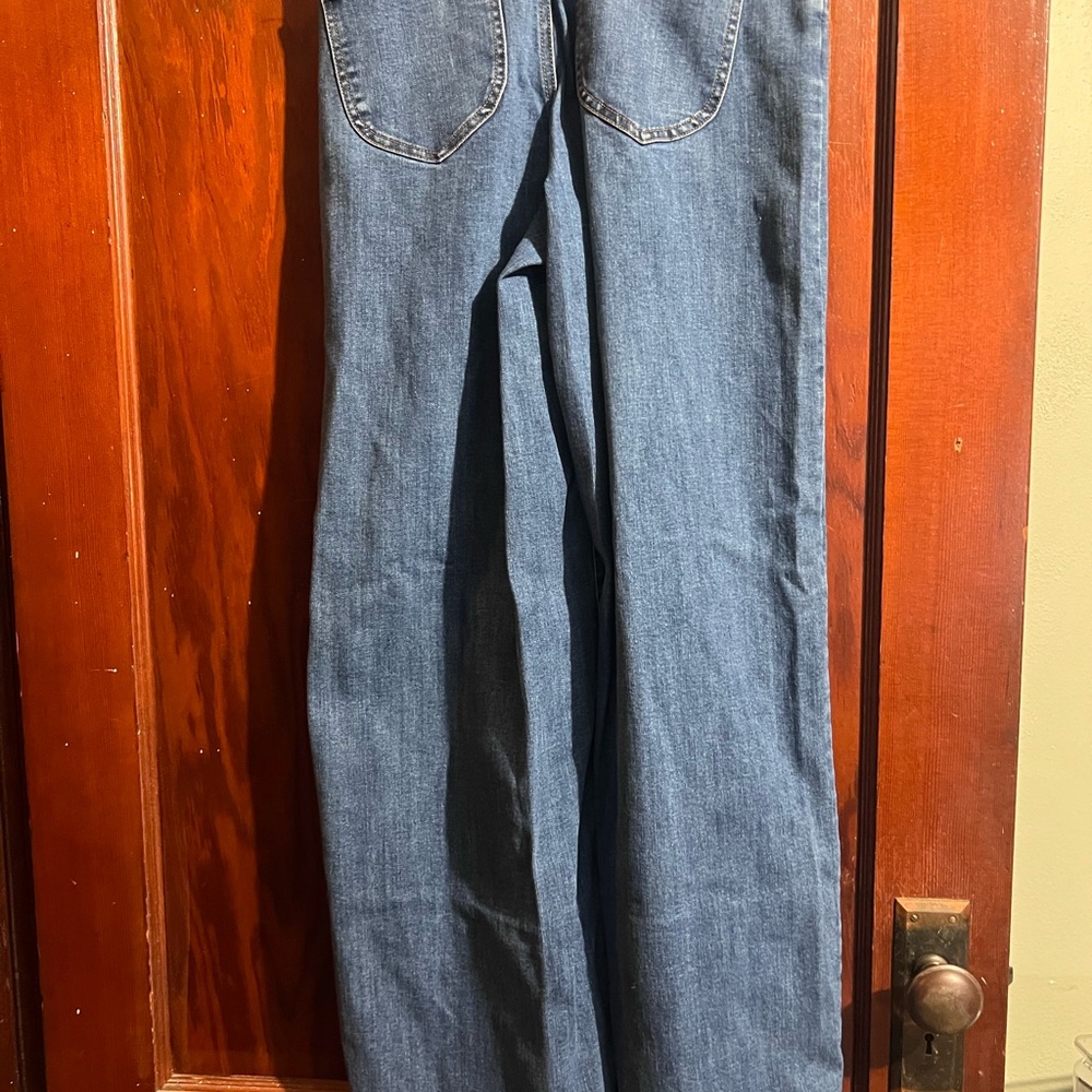 Modcloth Classic Wide-Leg Jeans in Blue Denim - Picture 4 of 8